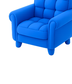 Иллюстрация кейса с креслом